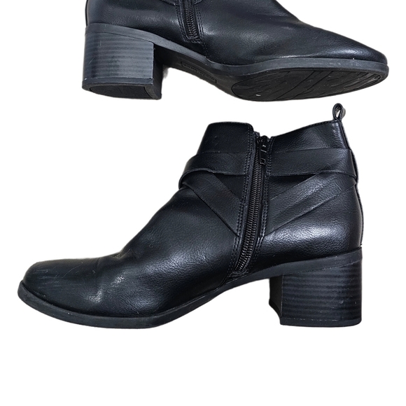 Anne Klein flex black block heeled bootie - Picture 11 of 16